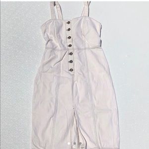 Zara White Denim dress